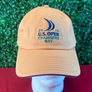 2015 U.S. Open Chambers Bay USGA Member Adjustable Strapback Hat - Cotton